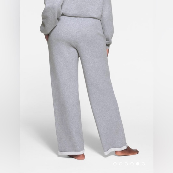 Skims Cotton Fleece Classic Straight Leg Pant Size Large - Picture 3 of 7